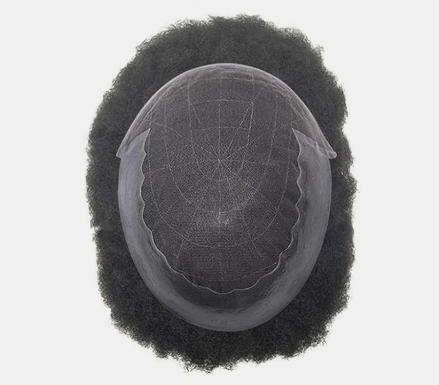 Follic Geneva Edge Afro hair system — real product photo