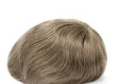 Hair color #17 photographed on a real hair system