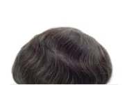 Hair color #1B20 photographed on a real hair system