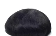 Hair color #450 photographed on a real hair system