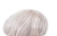 Hair color #580HG photographed on a real hair system